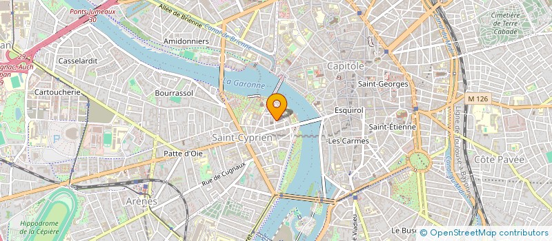 localisation de l'entreprise MONSIEUR ADAM DJAMBULATOV  TOULOUSE