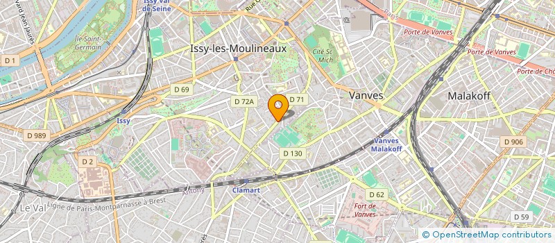 localisation de l'entreprise MONSIEUR ADAM DOMERGUE à ISSY-LES-MOULINEAUX