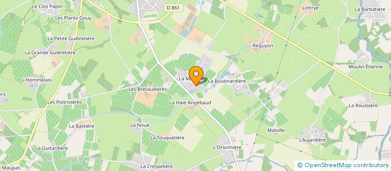 localisation de l'entreprise MONSIEUR ADAM DOUILLARD  SAINT-PHILBERT-DE-GRAND-LIEU