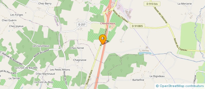 localisation de l'entreprise MONSIEUR ADAM DULIGNEE  SAINT-PALAIS-DE-NEGRIGNAC