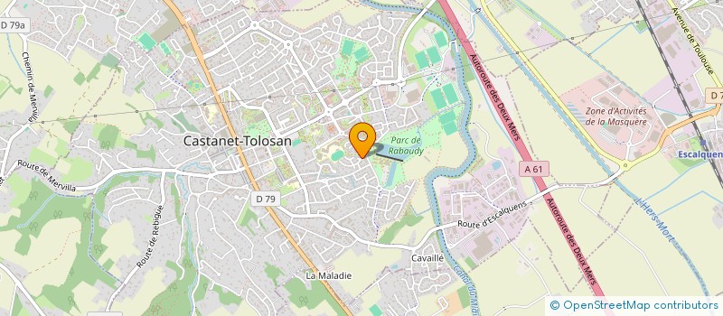 localisation de l'entreprise MONSIEUR ADAM EL AZOUZI  CASTANET-TOLOSAN