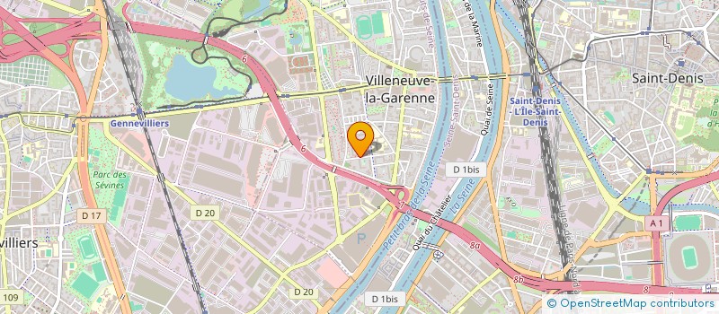 localisation de l'entreprise MONSIEUR ADAM EL HASSANI  VILLENEUVE-LA-GARENNE