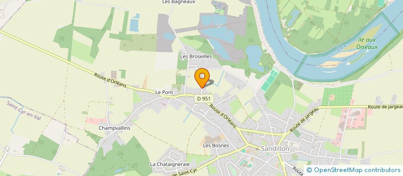 localisation de l'entreprise MONSIEUR ADAM EL OUALI  SANDILLON