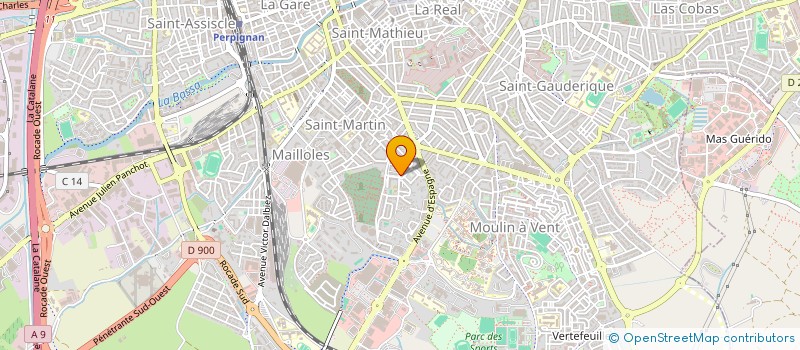 localisation de l'entreprise MONSIEUR ADAM EL WAHABI TRIBAK  PERPIGNAN