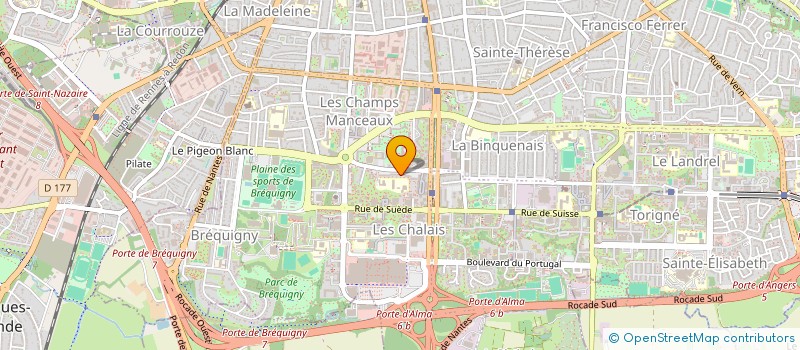 localisation de l'entreprise MONSIEUR ADAM ELCHANIN  RENNES