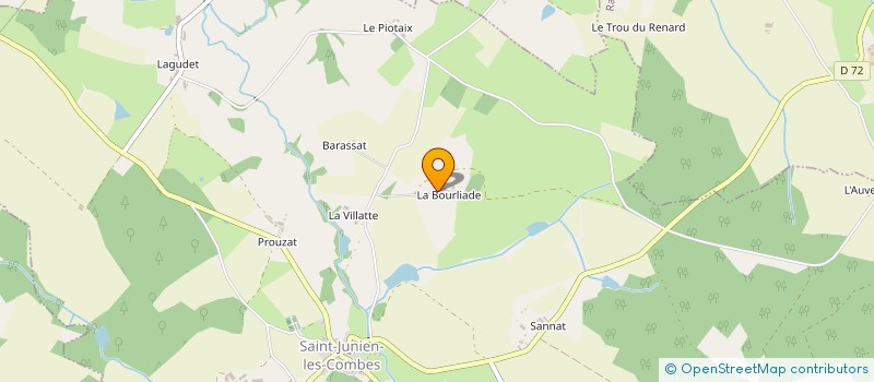 localisation de l'entreprise MONSIEUR ADAM ELLIOTT à SAINT-JUNIEN-LES-COMBES
