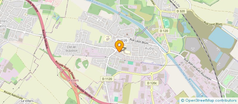 localisation de l'entreprise MONSIEUR ADAM ELMIR  AUBY