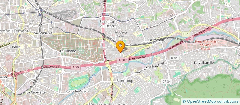 localisation de l'entreprise MONSIEUR ADAM ELOFER  MARSEILLE