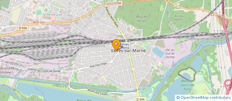 localisation de l'entreprise MONSIEUR ADAM ES SADIKI  VAIRES-SUR-MARNE