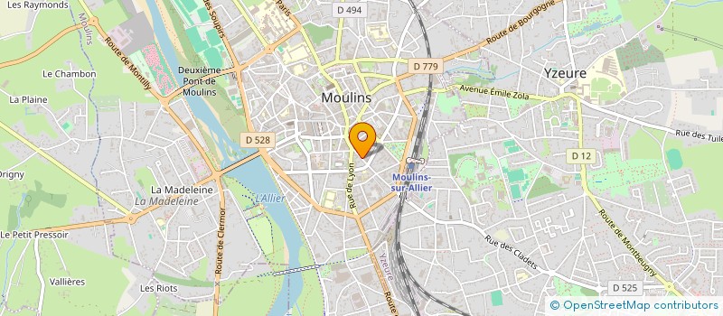 localisation de l'entreprise MONSIEUR ADAM EYMARD  MOULINS