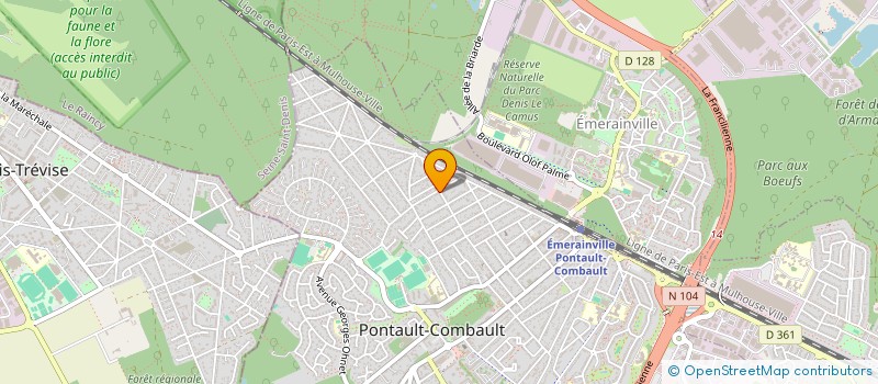 localisation de l'entreprise MONSIEUR ADAM FERREIRA à PONTAULT-COMBAULT