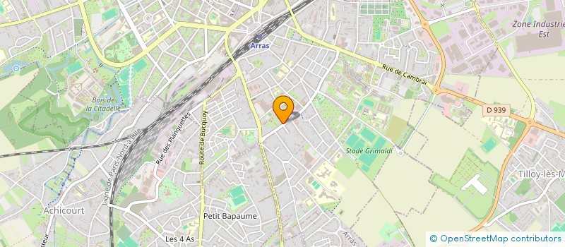 localisation de l'entreprise MONSIEUR ADAM FISCELLI à ARRAS