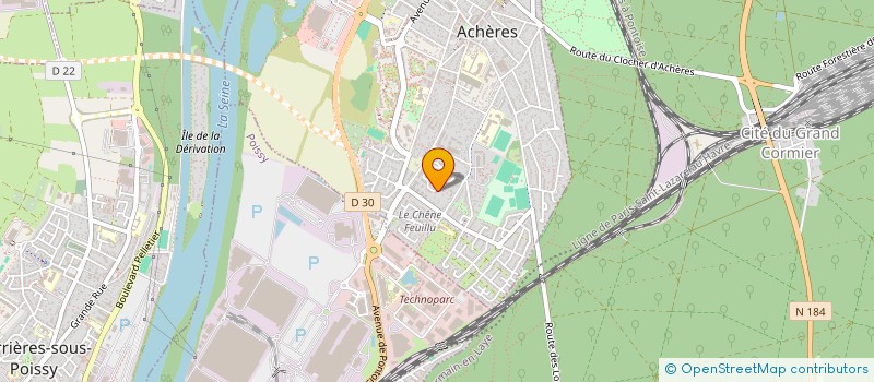 localisation de l'entreprise MONSIEUR ADAM FOUTIH  ACHERES