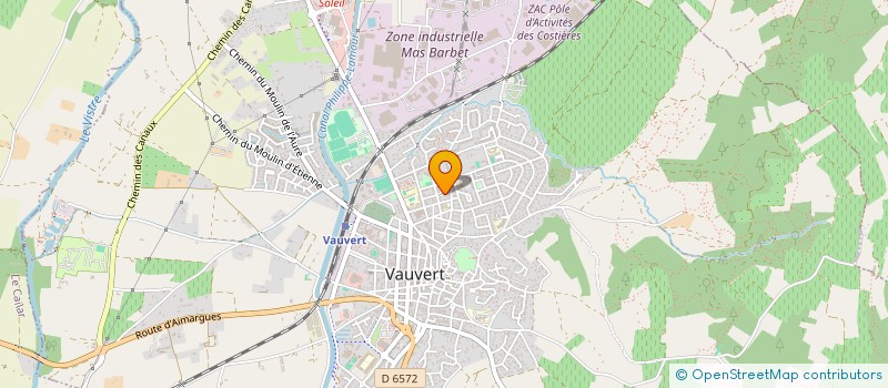 localisation de l'entreprise MONSIEUR ADAM FRANCISCO à VAUVERT