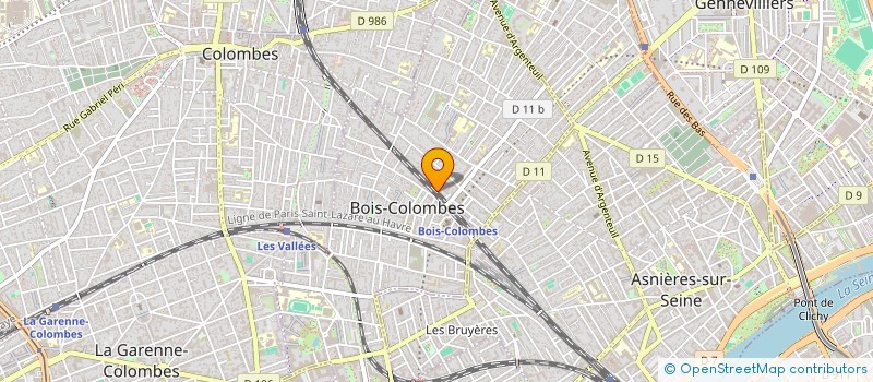 localisation de l'entreprise MONSIEUR ADAM FRIKHA à BOIS-COLOMBES