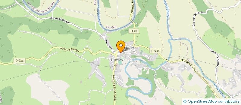 localisation de l'entreprise MONSIEUR ADAM GALAS  BIDACHE