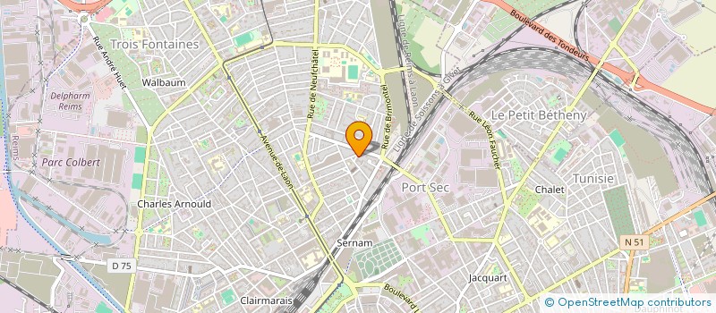 localisation de l'entreprise MONSIEUR ADAM GARANT  REIMS