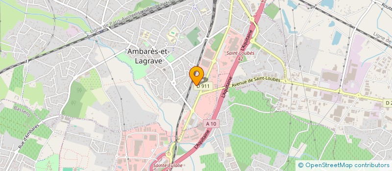 localisation de l'entreprise MONSIEUR ADAM GAUCHER  SAINT-VINCENT-DE-PAUL