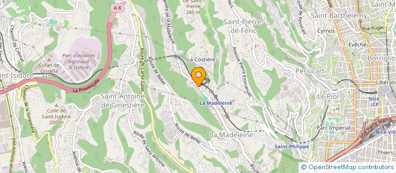 localisation de l'entreprise MONSIEUR ADAM GHARBI  NICE