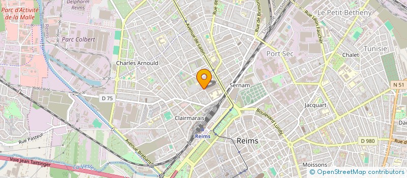 localisation de l'entreprise MONSIEUR ADAM GIRSAULT à REIMS
