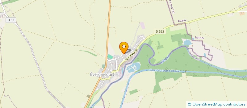 localisation de l'entreprise MONSIEUR ADAM GOMES  EVERGNICOURT