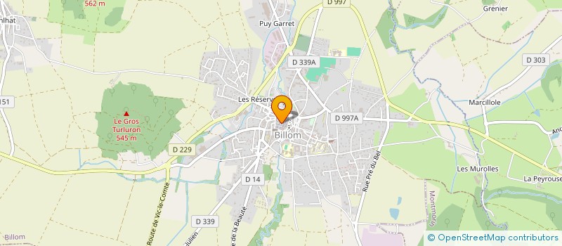 localisation de l'entreprise MONSIEUR ADAM GONCALVES  BILLOM