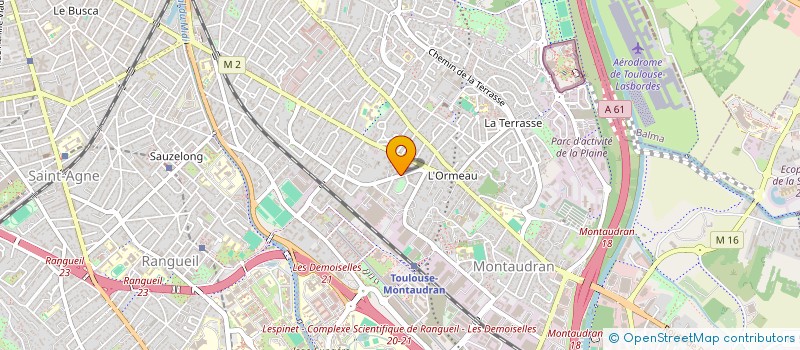 localisation de l'entreprise MONSIEUR ADAM GONZALEZ  TOULOUSE