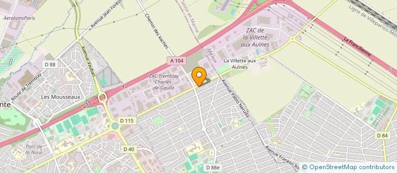 localisation de l'entreprise MONSIEUR ADAM GRINE à TREMBLAY-EN-FRANCE