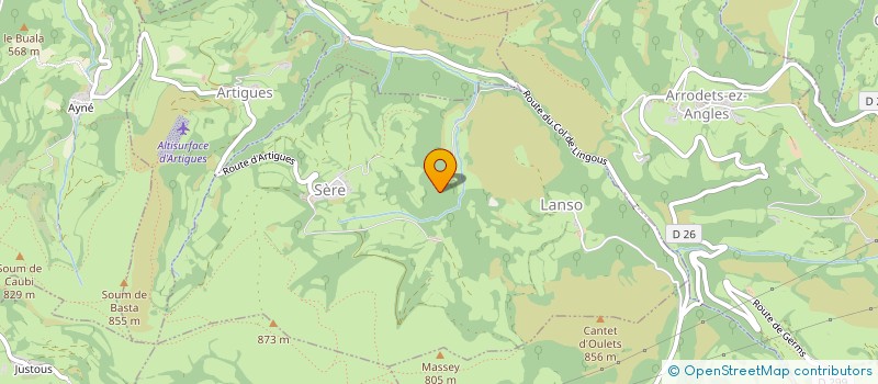 localisation de l'entreprise MONSIEUR ADAM GUEDON  SERE-LANSO