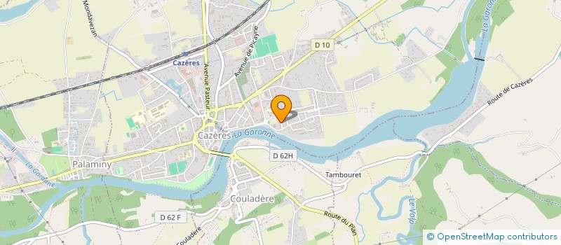 localisation de l'entreprise MONSIEUR ADAM GUERET  CAZERES