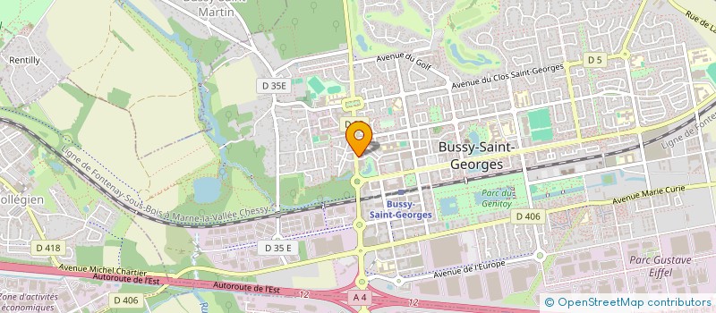 localisation de l'entreprise MONSIEUR ADAM HABCHI  BUSSY-SAINT-GEORGES