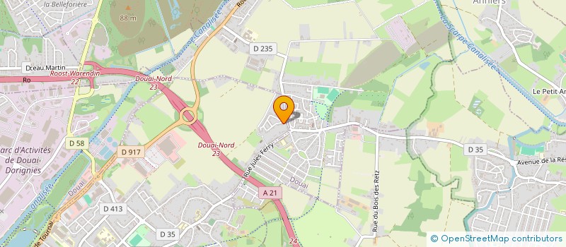 localisation de l'entreprise MONSIEUR ADAM HACHEMI  WAZIERS