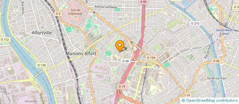 localisation de l'entreprise MONSIEUR ADAM HADJADJ  MAISONS-ALFORT