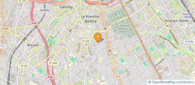 localisation de l'entreprise MONSIEUR ADAM HAMDINI  LE KREMLIN-BICETRE