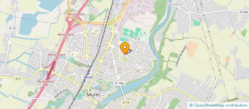 localisation de l'entreprise MONSIEUR ADAM HASSAN  MURET