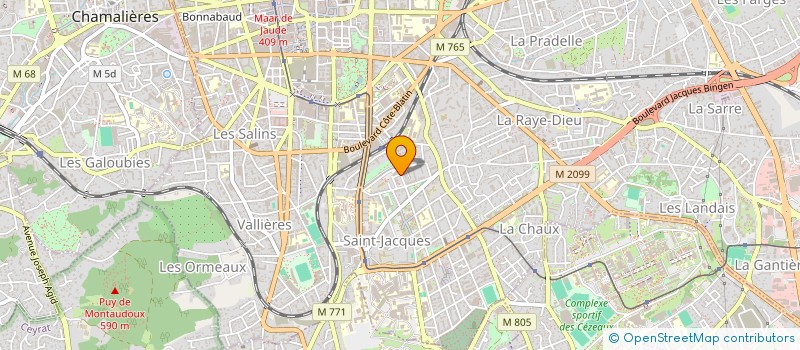 localisation de l'entreprise MONSIEUR ADAM HASSAN ALI  CLERMONT-FERRAND