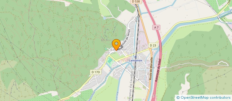 localisation de l'entreprise MONSIEUR ADAM HAZEL  LAMANON