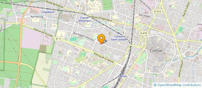 localisation de l'entreprise MONSIEUR ADAM HERZI  COLMAR