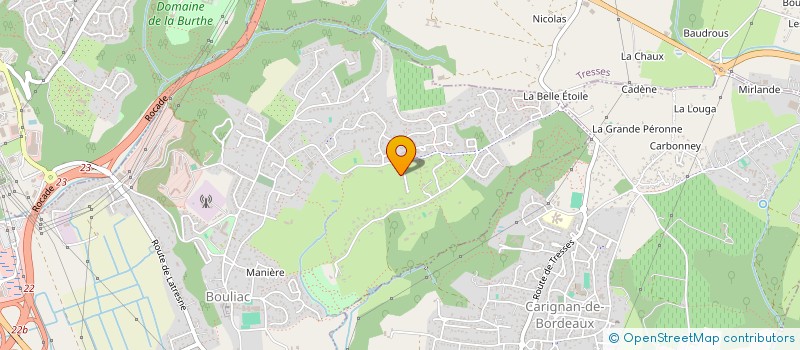 localisation de l'entreprise MONSIEUR ADAM HONORE  BOULIAC