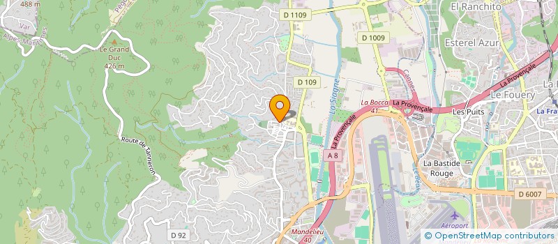 localisation de l'entreprise MONSIEUR ADAM HUSSAIN  MANDELIEU-LA-NAPOULE