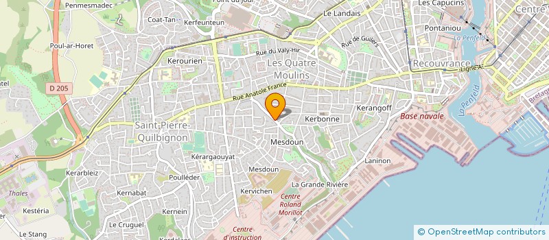 localisation de l'entreprise MONSIEUR ADAM ISHAQ HISAM à BREST