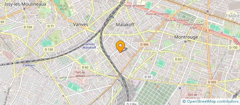 localisation de l'entreprise MONSIEUR ADAM ISHAQ ISMAIL  MALAKOFF