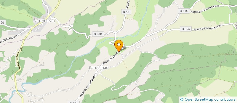 localisation de l'entreprise MONSIEUR ADAM J MALINOFSKY  CARDEILHAC