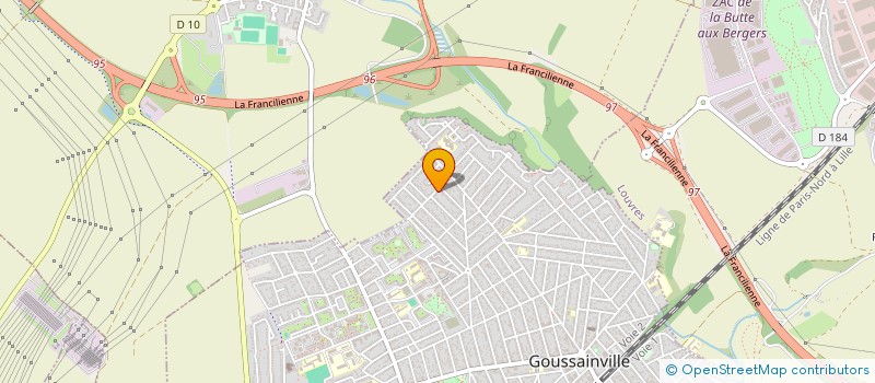 localisation de l'entreprise MONSIEUR ADAM JAWHARI  GOUSSAINVILLE