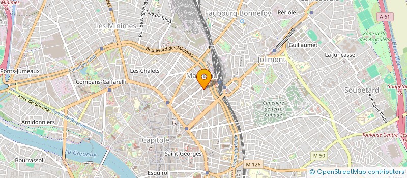 localisation de l'entreprise MONSIEUR ADAM KAMAL à TOULOUSE
