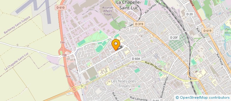 localisation de l'entreprise MONSIEUR ADAM KANTAEV  LA CHAPELLE-SAINT-LUC