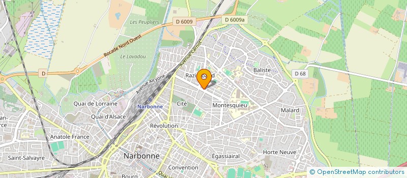 localisation de l'entreprise MONSIEUR ADAM KAUTZMANN  NARBONNE