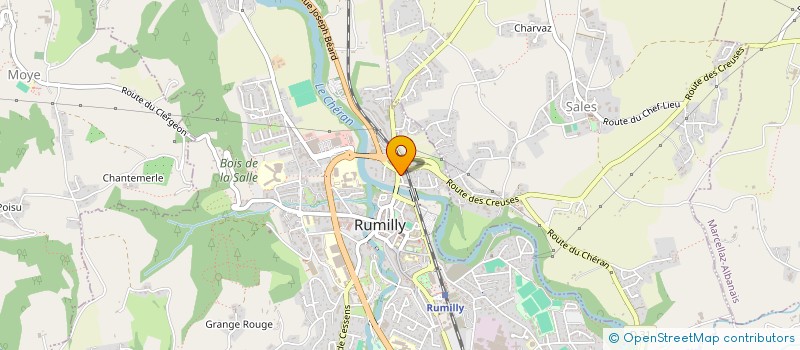 localisation de l'entreprise MONSIEUR ADAM KHELEF  RUMILLY