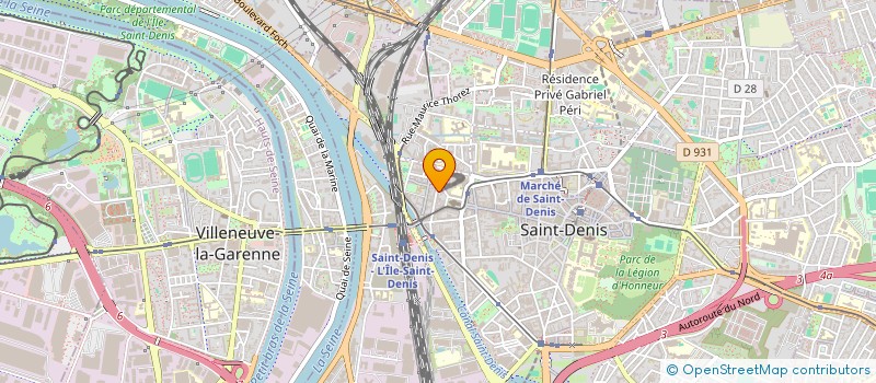 localisation de l'entreprise MONSIEUR ADAM KHELLAL  SAINT-DENIS