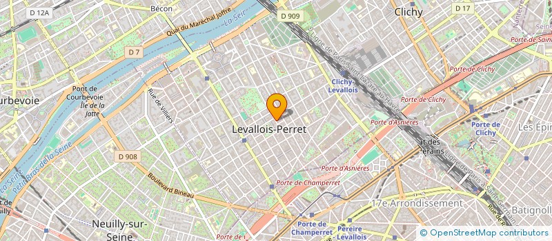 localisation de l'entreprise MONSIEUR ADAM KLAIT à LEVALLOIS-PERRET